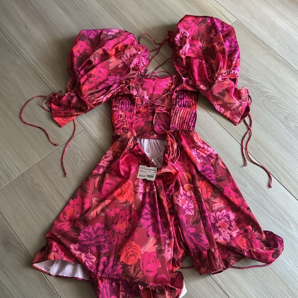 For Love and Lemons Alia Mini Dress Size M - Picture 2 of 7